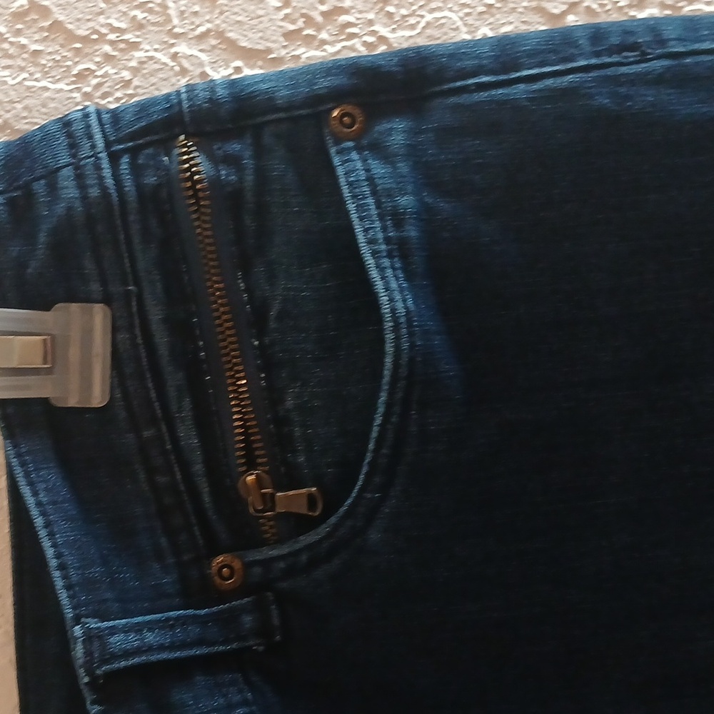 Chico's Dark Blue Ankle Jeans 1.5 US SIZE 10 OR MEDIUM - Picture 4 of 11